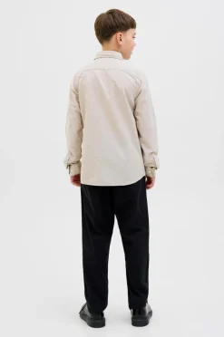 Jack & Jones Junior Skjorte jjeBreeze Linen Blend Shirt LS SN J