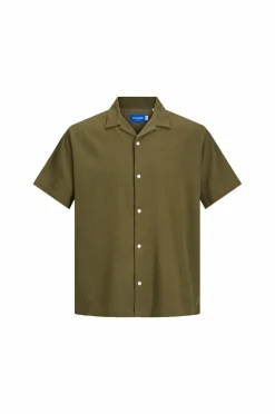 Jack & Jones Junior Skjorte jorLuke Crinkle Shirt SS Jnr