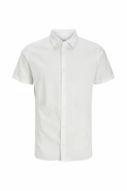 Jack & Jones Junior Skjorte jjBreeze Linen Blend Shirt SS SN Jnr