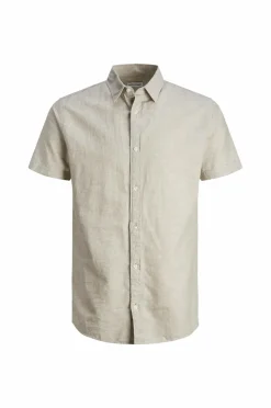 Jack & Jones Junior Skjorte jjeLinen Blend Shirt SS SN Jnr