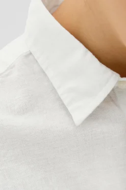 Jack & Jones Junior Skjorte jjeBreeze Linen Blend Shirt LS SN J