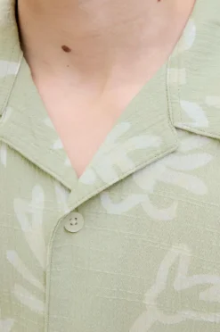 Jack & Jones Junior Skjorte jorLuke Crinkle Aop Shirt SS Jnr