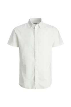 Jack & Jones Junior Skjorte jjeLinen Blend Shirt SS SN Jnr