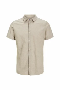 Jack & Jones Junior Skjorte jjBreeze Linen Blend Shirt SS SN Jnr