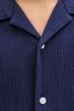 Jack & Jones Junior Skjorte jorLuke Crinkle Shirt SS Jnr