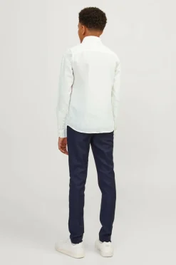 Jack & Jones Junior Skjorte jjeLinen Blend Shirt LS SN Jnr