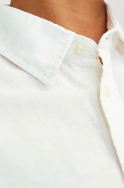 Jack & Jones Junior Skjorte jjeLinen Blend Shirt LS SN Jnr