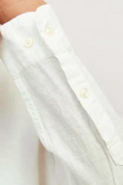 Jack & Jones Junior Skjorte jjeLinen Blend Shirt LS SN Jnr