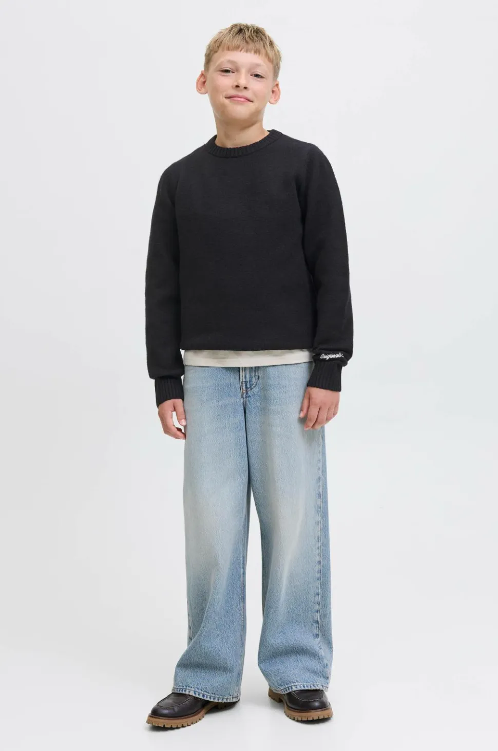 Jack & Jones Junior Trøje jorNorrebro Knit Crew Neck LN Jnr