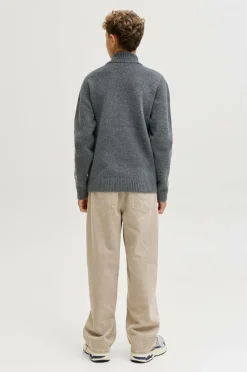 Jack & Jones Junior Trøje jorNorrebro Knit Half Zip Jnr