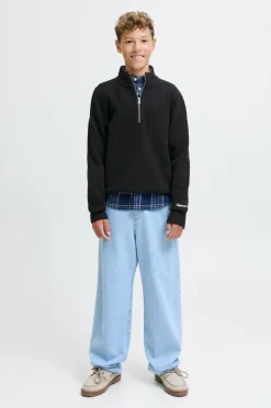 Jack & Jones Junior Trøje jorNorrebro Knit Half Zip Jnr