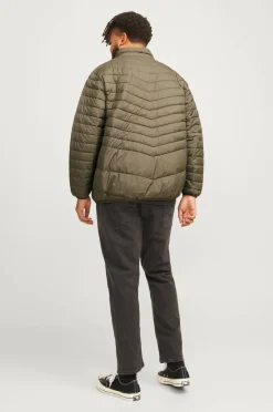 Jack & Jones Plus Jakke jjeState Packable Puffer Collar