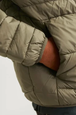 Jack & Jones Plus Jakke jjeState Packable Puffer Collar