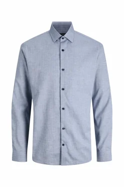 Jack & Jones Plus Skjorte jprBlaparker Melange L/S Shirt BF P