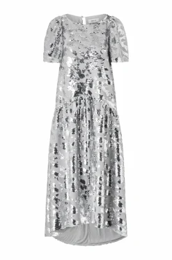 Joelle Maxi kjole med pufærmer