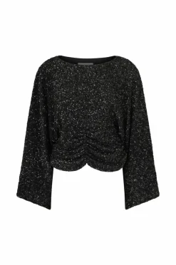 Joelle Paillet top med brede ærmer