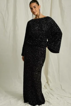 Joelle Paillet top med brede ærmer