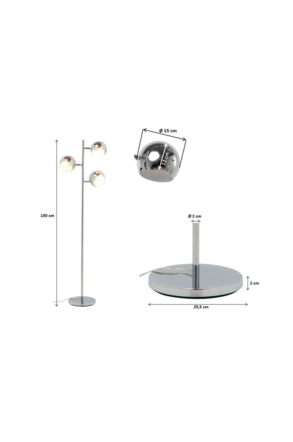 KARE Design Gulvlampe Calotta