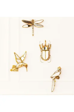 KARE Design Vægdekoration spejl Beetle