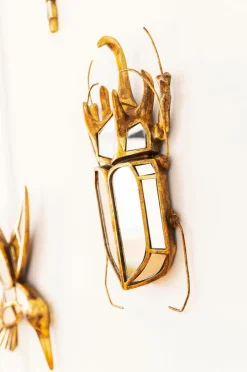 KARE Design Vægdekoration spejl Beetle