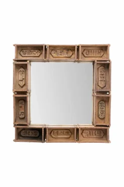 KARE Design Vægspejl Brick 90x90cm