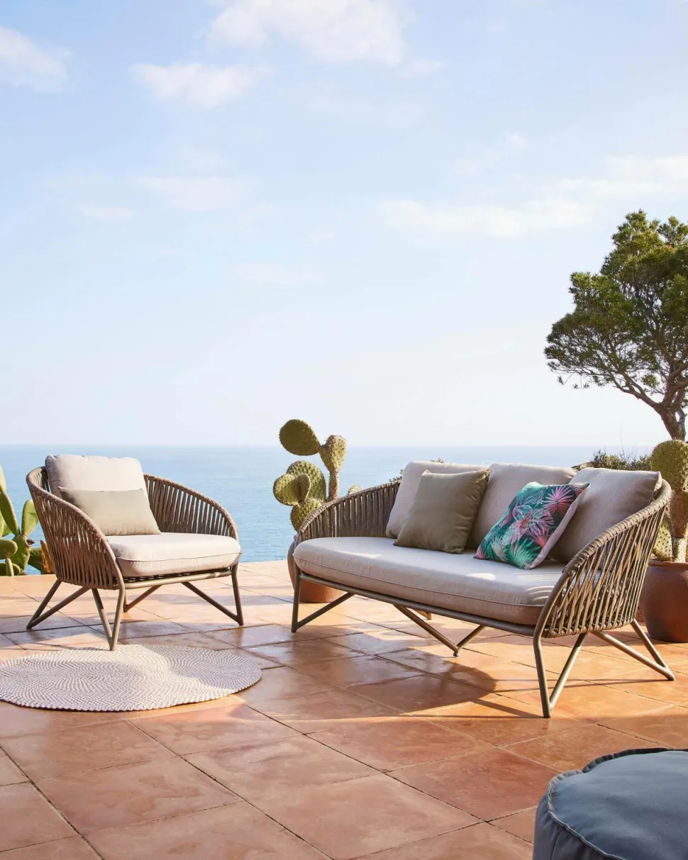 Kave Home Gulvtæppe Rodhe Ø 150 cm