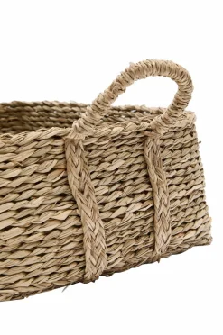 Kave Home Milly sæt med 2 kurve i naturfiber, 32 x 20 cm / 34 x 20 cm