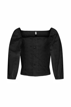 KIDS ONLY Bluse kogPilea 3/4 Emb Anglaise Shirt