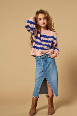 KIDS ONLY Cowboynederdel kogCady Dnm Midi Skirt