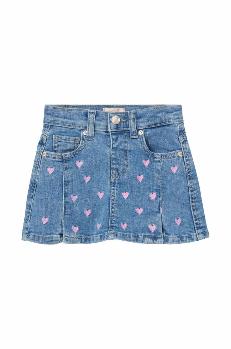 KIDS ONLY Cowboynederdel kmgHoxton Heart Embroidery Dnm Skirt