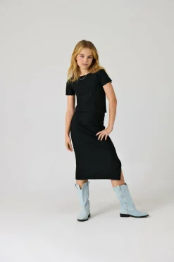 KIDS ONLY Nederdel kogNella Long Side Slit Skirt Jrs