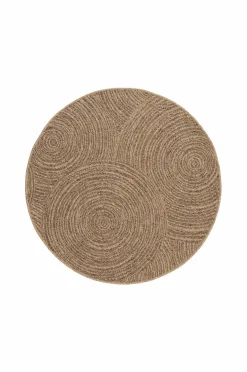 KM Home Fladvævet tæppe Natural
