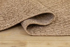 KM Home Fladvævet tæppe Natural