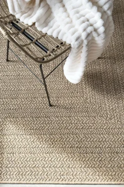 KM Home Fladvævet tæppe Natural