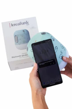 Kreafunk Bluetooth-højttaler/LED-lampe Glowie