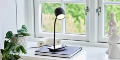 Kreafunk LED-lampe/højttaler/Qi Ellie