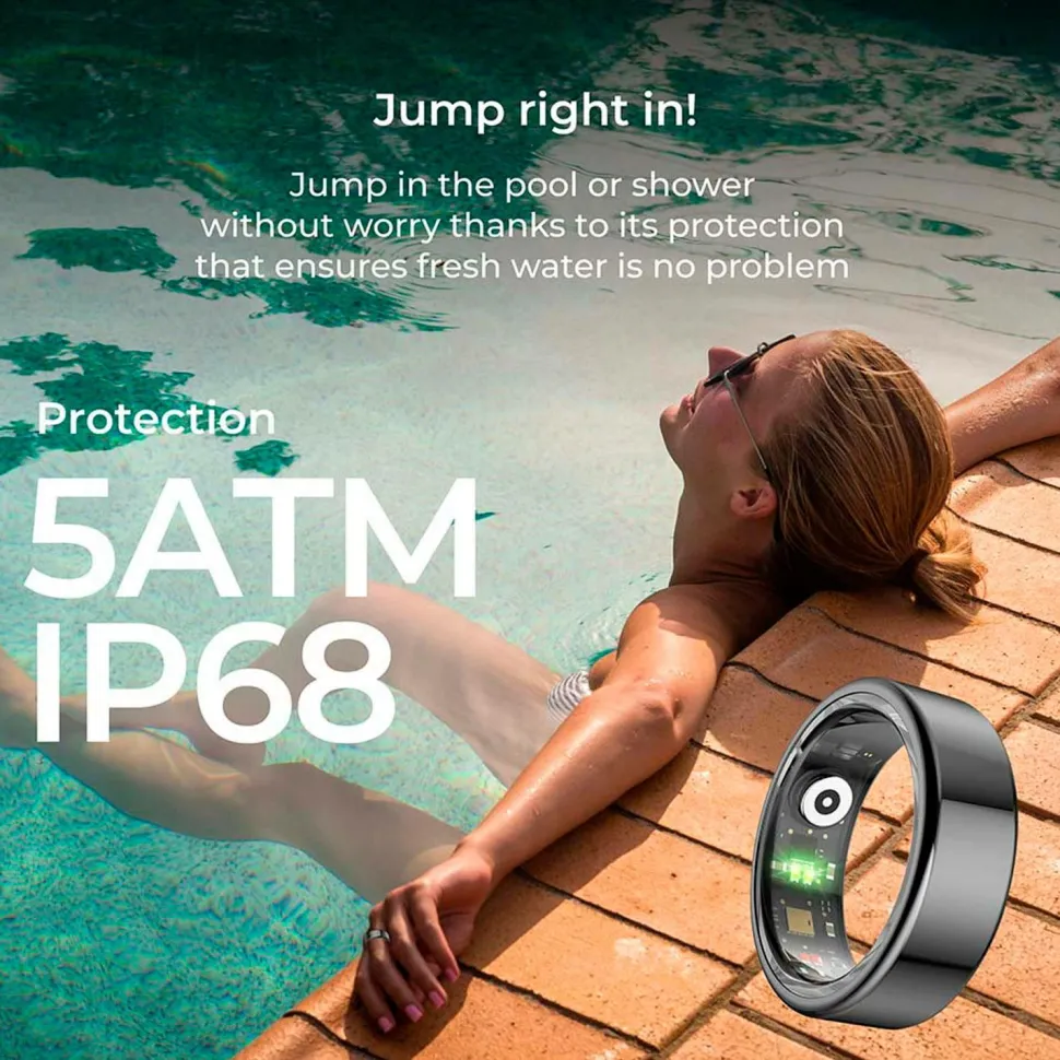 KSIX Smart Ring Saturn - M