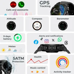 KSIX Smartwatch Explorer GPS