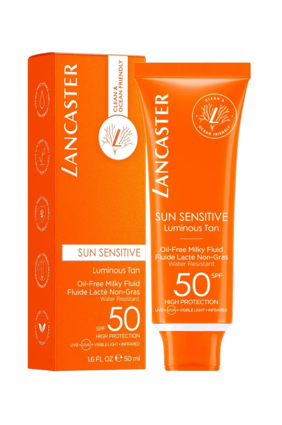 Lancaster Sun Sensitive Oil Free Milky Fluid SPF50 50 ml