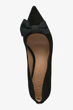 Lauren Ralph Lauren Pumps Kidsuede/grosgrain-adrienne Bow-pm-cto