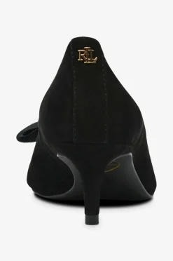 Lauren Ralph Lauren Pumps Kidsuede/grosgrain-adrienne Bow-pm-cto