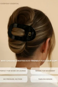 Lenoites Eco-Friendly Flat Hair Clip
