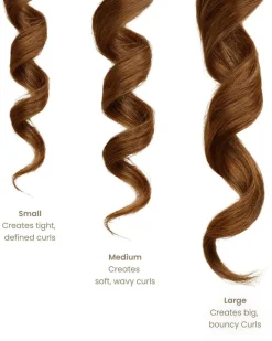 Lenoites Heatless Curls In Mulberry Silk Small
