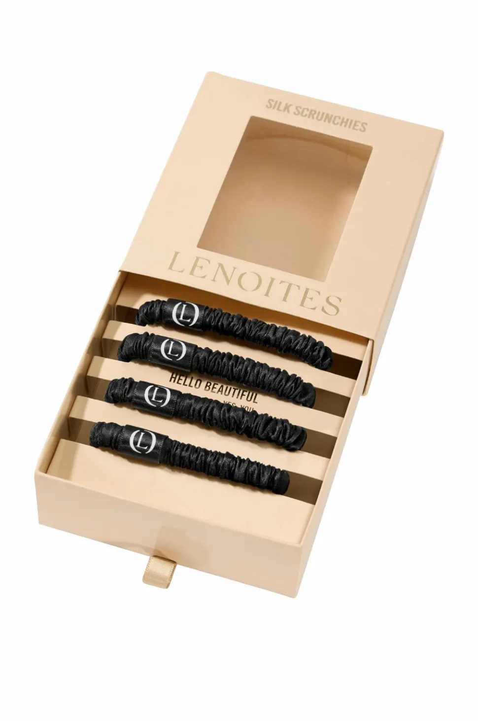 Lenoites Mulberry Silk Skinny Scrunchies