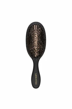 Lenoites Wild Boar Hair Brush With Cleaning Tool