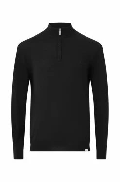Les Deux Uldtrøje Greyson Half-zip Merino Knit
