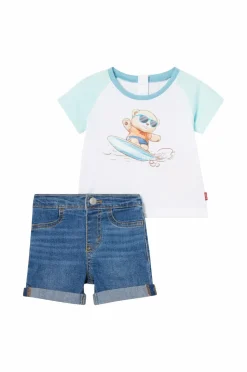 Levi's Sæt Lvb Surfing Bear Tee & Short