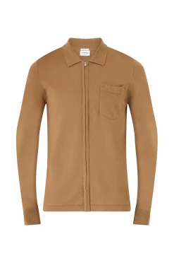 Lindbergh Cardigan Merino Polo Collar Cardigan