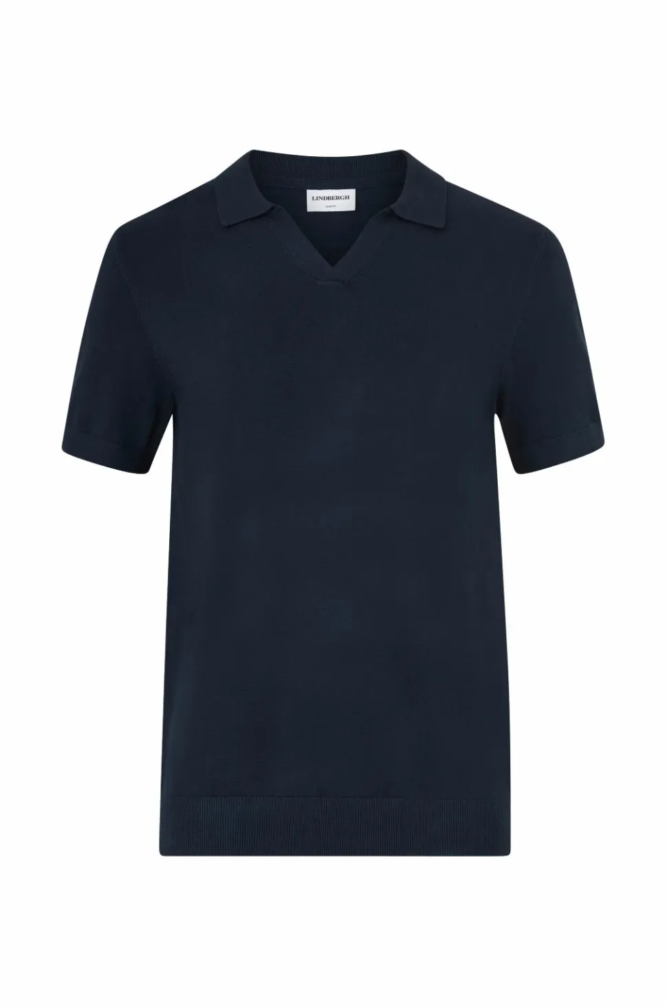 Lindbergh Poloshirt Ecovero S/s V-neck Polo