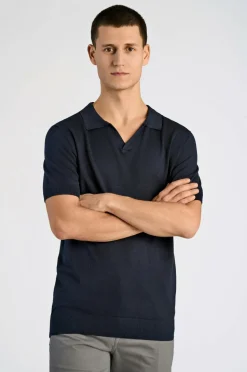 Lindbergh Poloshirt Ecovero S/s V-neck Polo